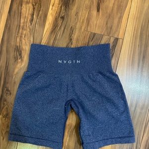 Navy blue NVTGN shorts